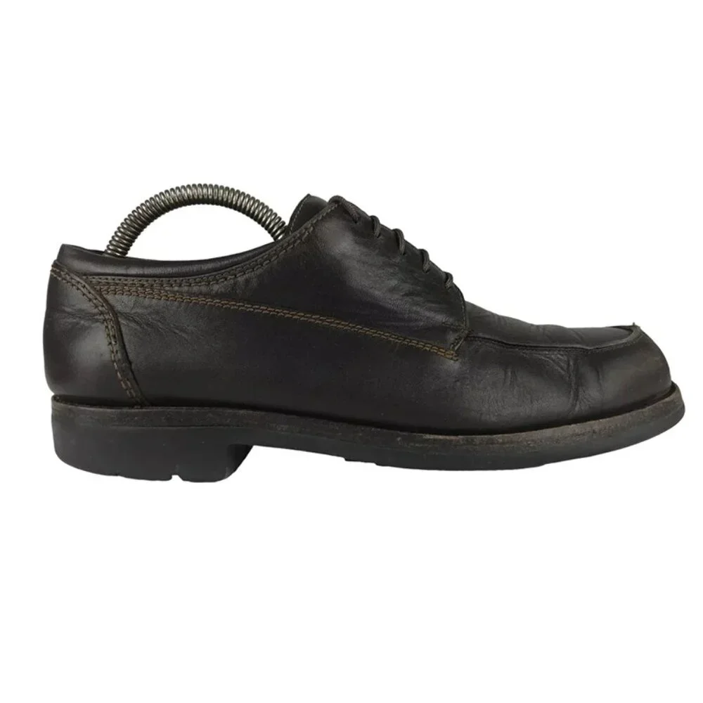 Cole Haan Mens Brown 12735‎ Lace Up Split Toe Oxford Dress Shoes Size US 9M